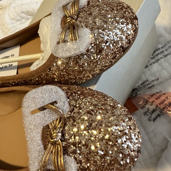 Banana Republic Rose Gold - glitter flats - Picture 4 of 5
